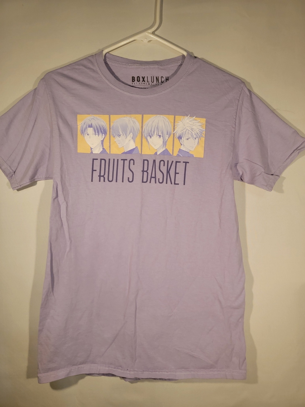 BoxLunch Kids "Fruits Basket" Lilac Short Sleeve Tee